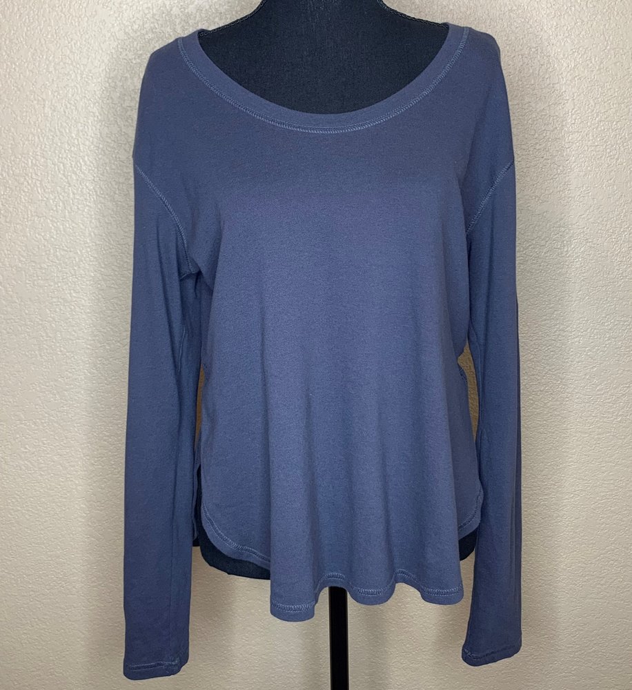 Zella Scoop Neck Long Sleeve Shirt